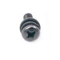 ss304 /316 cross recessed Round head With spring washer sems screw